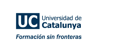 Logo de la empresa que se hace llamar Universidad de Catalunya simulando ser una universidad española que se encarga de la formación de jóvenes latinoamericanos