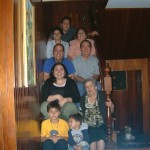 La foto de familia en casa de mis padres celebrando el día de la madre - 2005